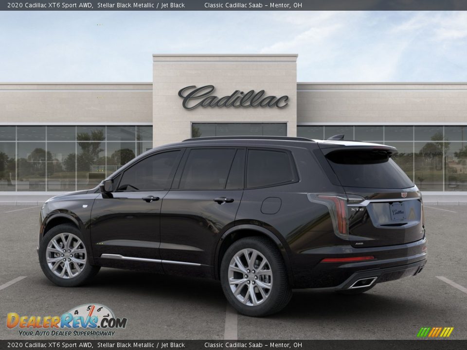 2020 Cadillac XT6 Sport AWD Stellar Black Metallic / Jet Black Photo #6