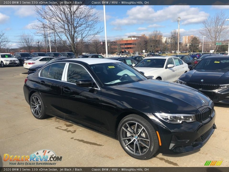 2020 BMW 3 Series 330i xDrive Sedan Jet Black / Black Photo #1
