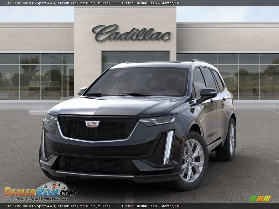 2020 Cadillac XT6 Sport AWD Stellar Black Metallic / Jet Black Photo #9