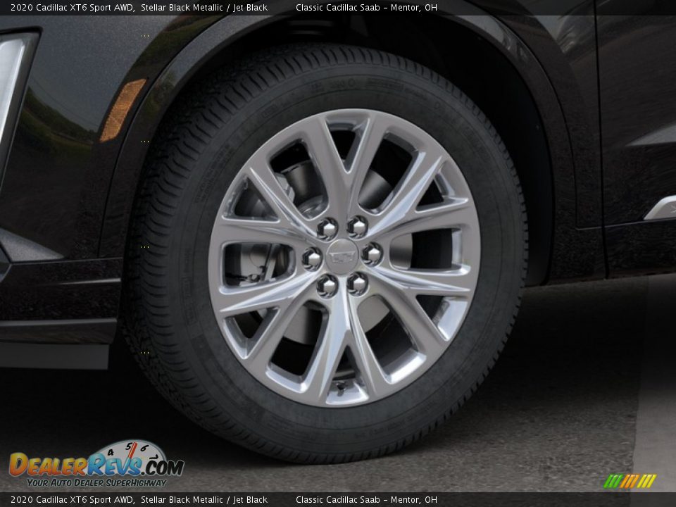 2020 Cadillac XT6 Sport AWD Stellar Black Metallic / Jet Black Photo #10