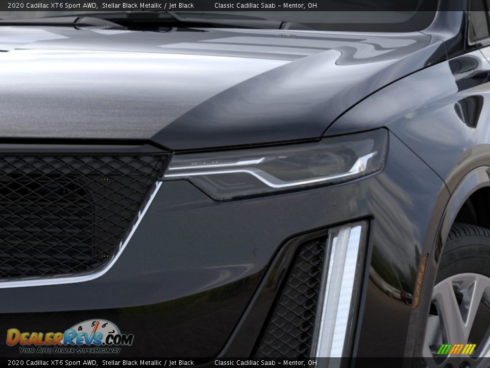 2020 Cadillac XT6 Sport AWD Stellar Black Metallic / Jet Black Photo #11