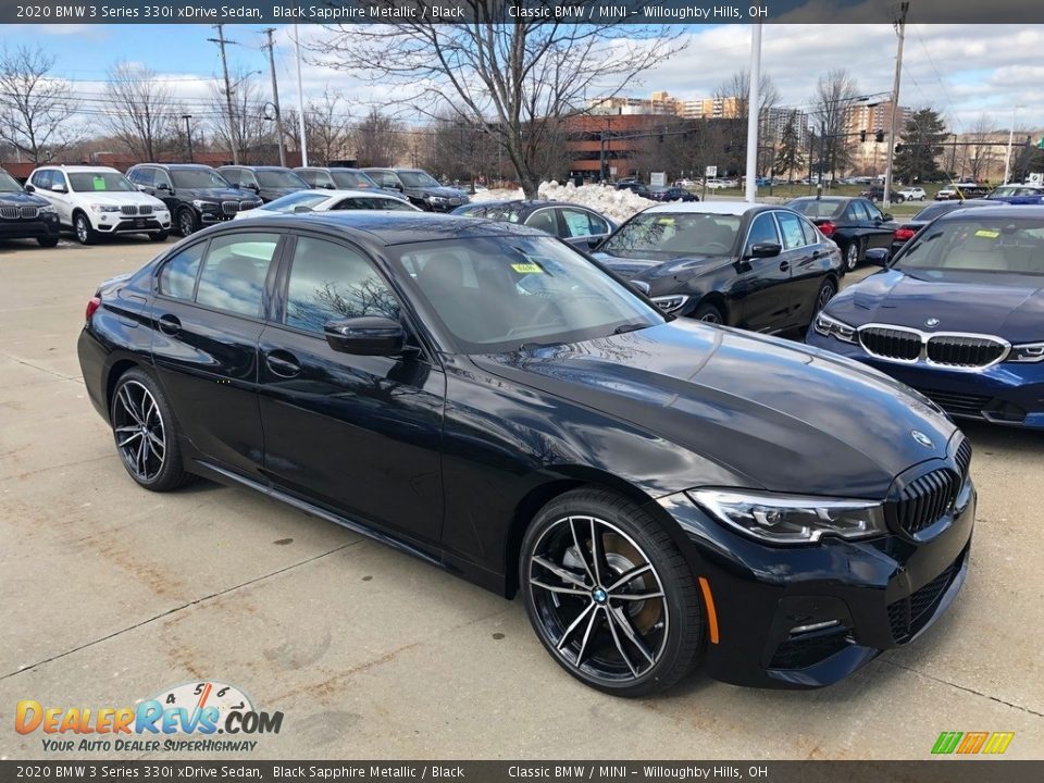 2020 BMW 3 Series 330i xDrive Sedan Black Sapphire Metallic / Black Photo #1