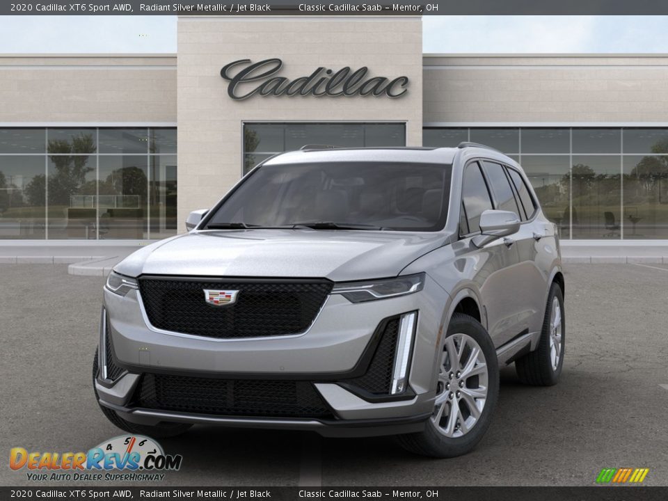 2020 Cadillac XT6 Sport AWD Radiant Silver Metallic / Jet Black Photo #9