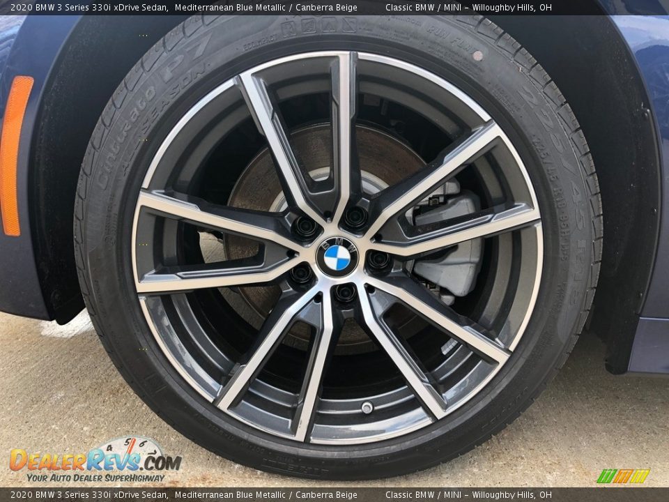 2020 BMW 3 Series 330i xDrive Sedan Mediterranean Blue Metallic / Canberra Beige Photo #5