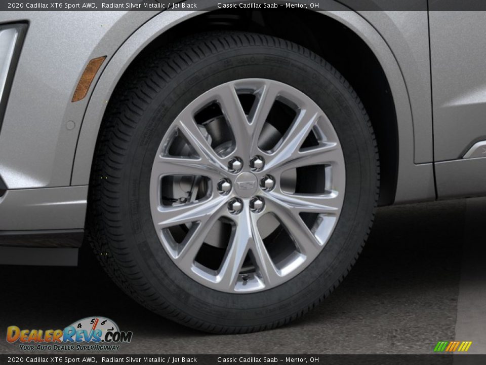 2020 Cadillac XT6 Sport AWD Radiant Silver Metallic / Jet Black Photo #10