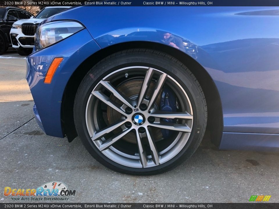 2020 BMW 2 Series M240i xDrive Convertible Estoril Blue Metallic / Oyster Photo #4