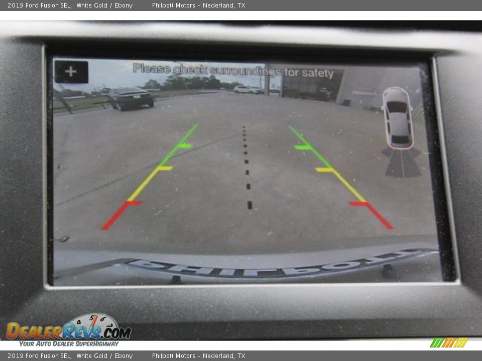 2019 Ford Fusion SEL White Gold / Ebony Photo #20