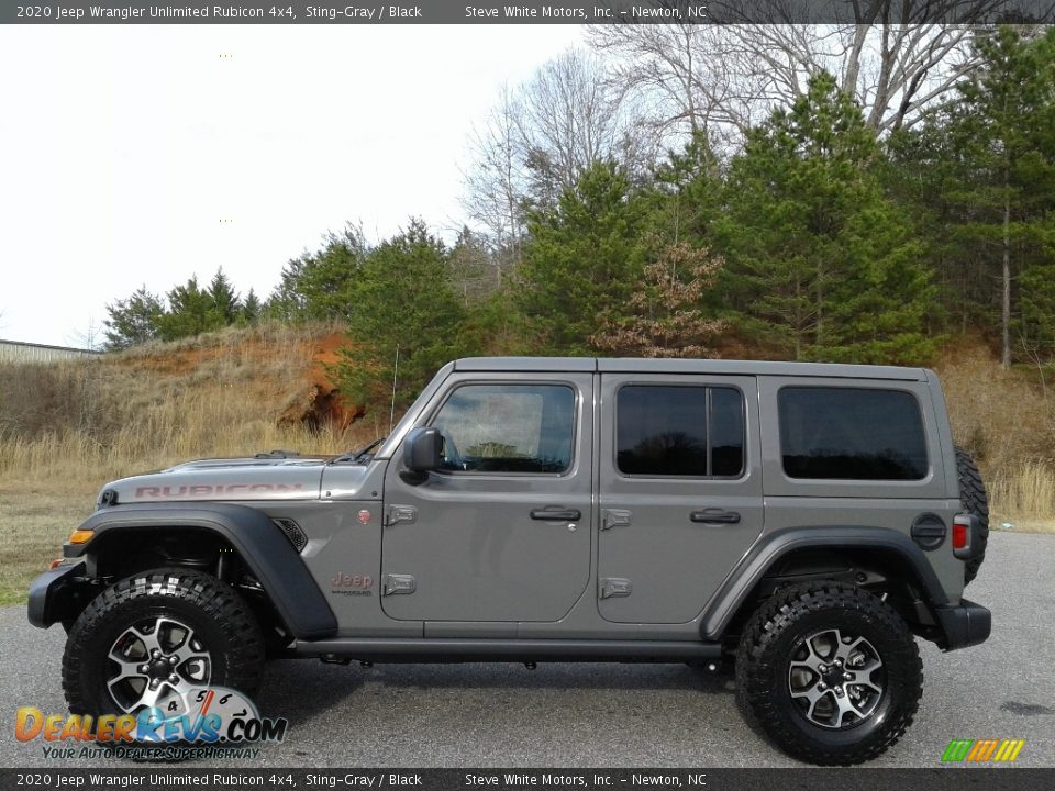 2020 Jeep Wrangler Unlimited Rubicon 4x4 Sting-Gray / Black Photo #1