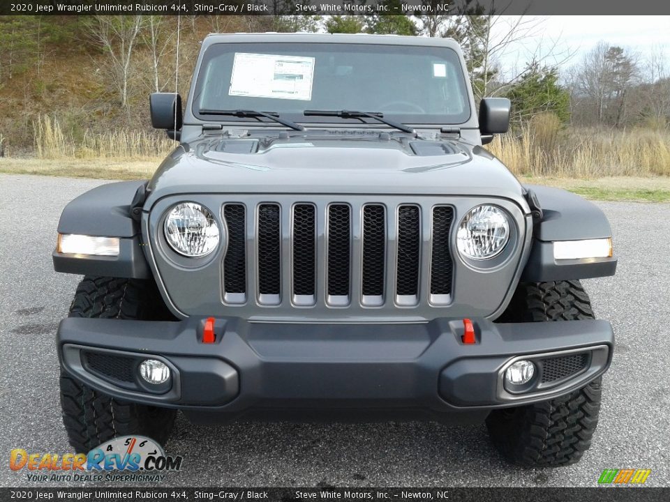 2020 Jeep Wrangler Unlimited Rubicon 4x4 Sting-Gray / Black Photo #3