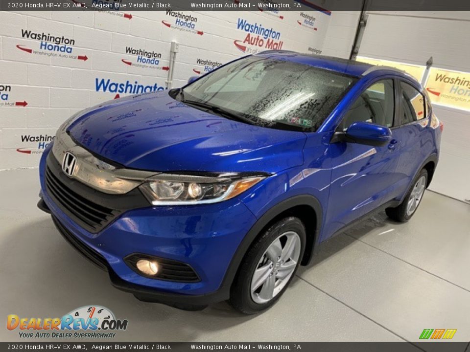 2020 Honda HR-V EX AWD Aegean Blue Metallic / Black Photo #4