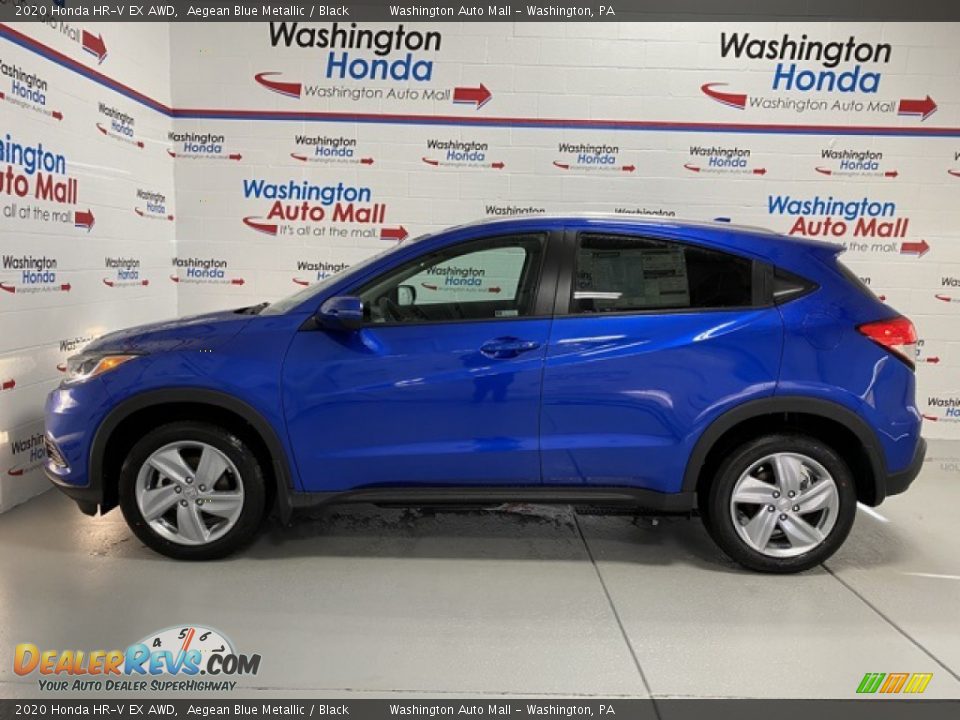 2020 Honda HR-V EX AWD Aegean Blue Metallic / Black Photo #5