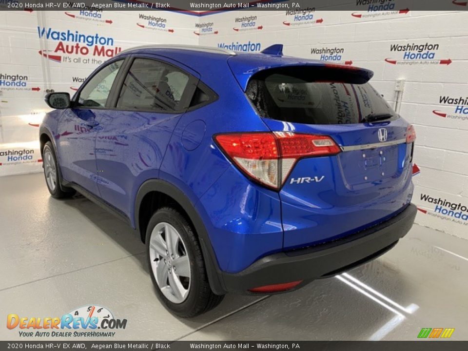 2020 Honda HR-V EX AWD Aegean Blue Metallic / Black Photo #6