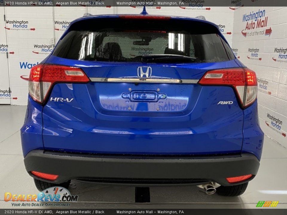 2020 Honda HR-V EX AWD Aegean Blue Metallic / Black Photo #7