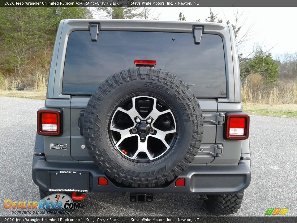 2020 Jeep Wrangler Unlimited Rubicon 4x4 Sting-Gray / Black Photo #7
