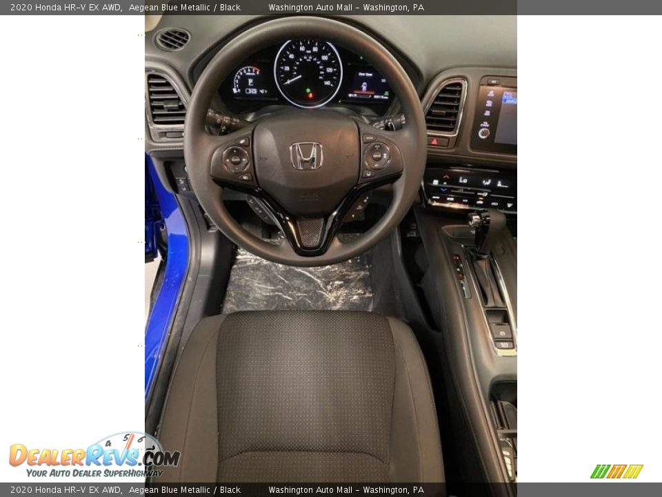 2020 Honda HR-V EX AWD Aegean Blue Metallic / Black Photo #13