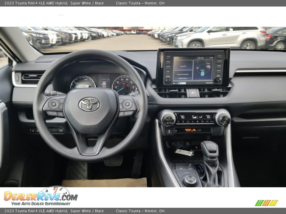 2020 Toyota RAV4 XLE AWD Hybrid Super White / Black Photo #4