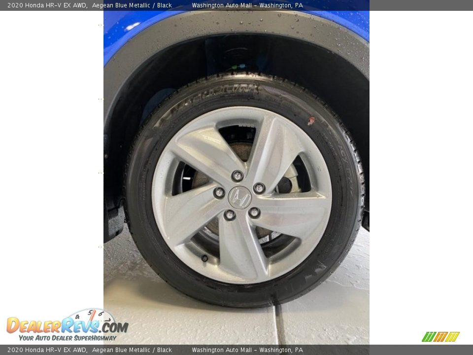 2020 Honda HR-V EX AWD Aegean Blue Metallic / Black Photo #25
