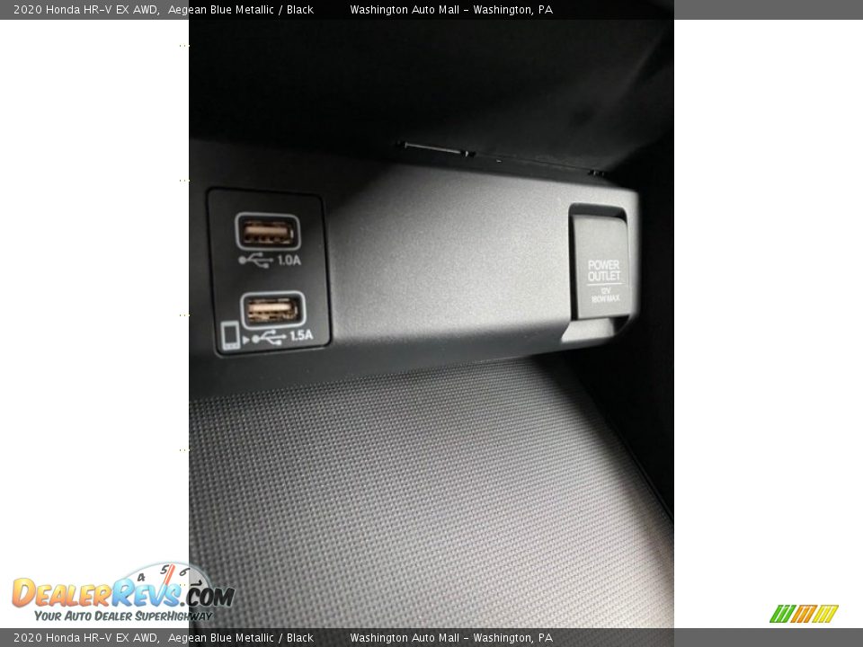 2020 Honda HR-V EX AWD Aegean Blue Metallic / Black Photo #34
