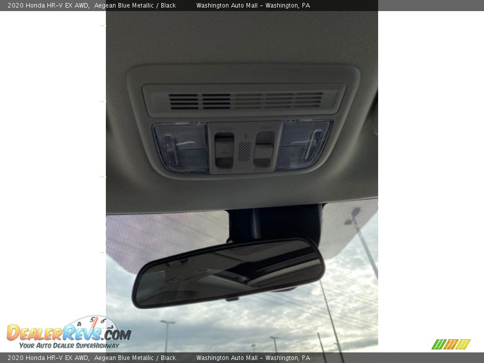 2020 Honda HR-V EX AWD Aegean Blue Metallic / Black Photo #35