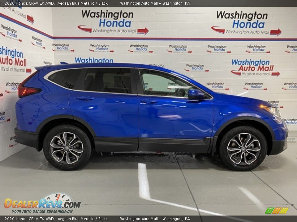 2020 Honda CR-V EX AWD Aegean Blue Metallic / Black Photo #1