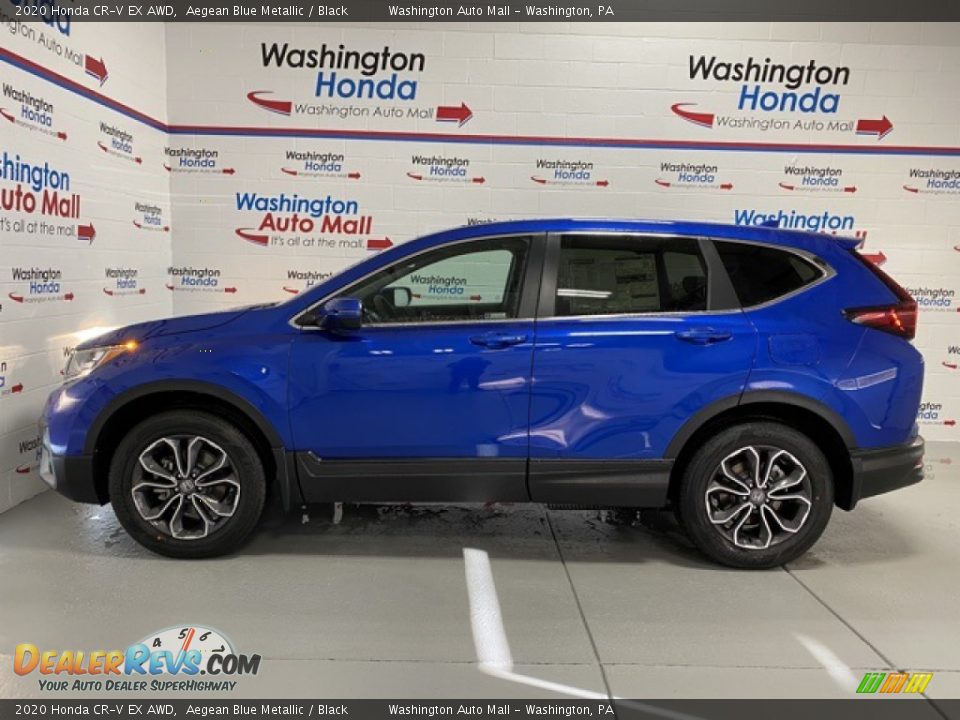 2020 Honda CR-V EX AWD Aegean Blue Metallic / Black Photo #5