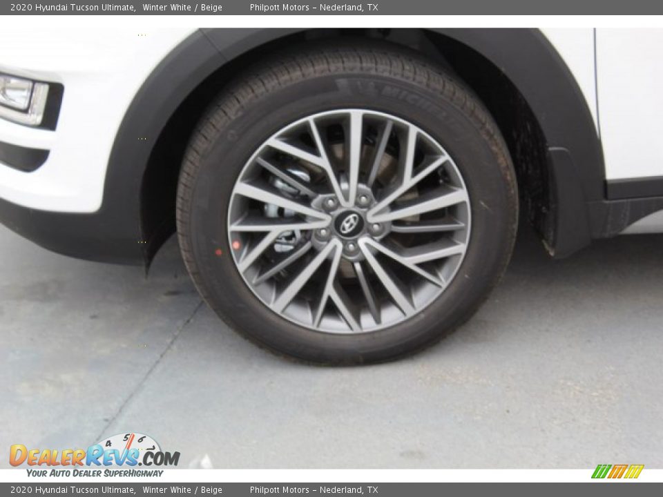 2020 Hyundai Tucson Ultimate Winter White / Beige Photo #5