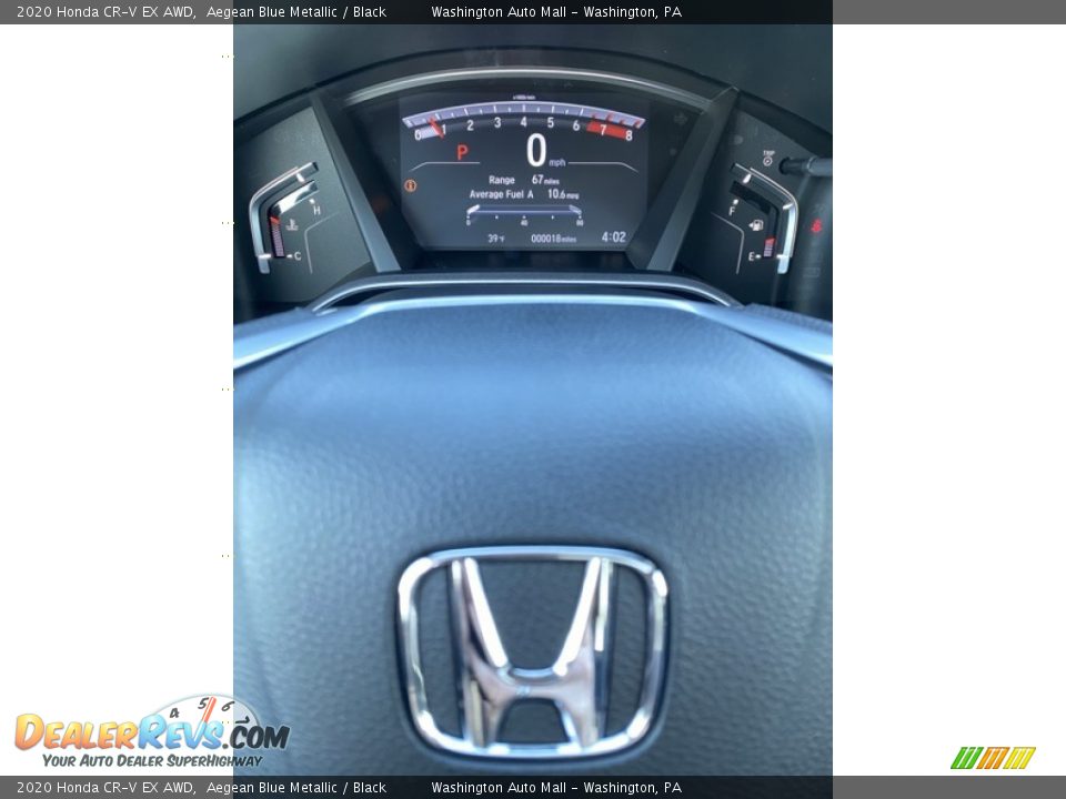 2020 Honda CR-V EX AWD Aegean Blue Metallic / Black Photo #26