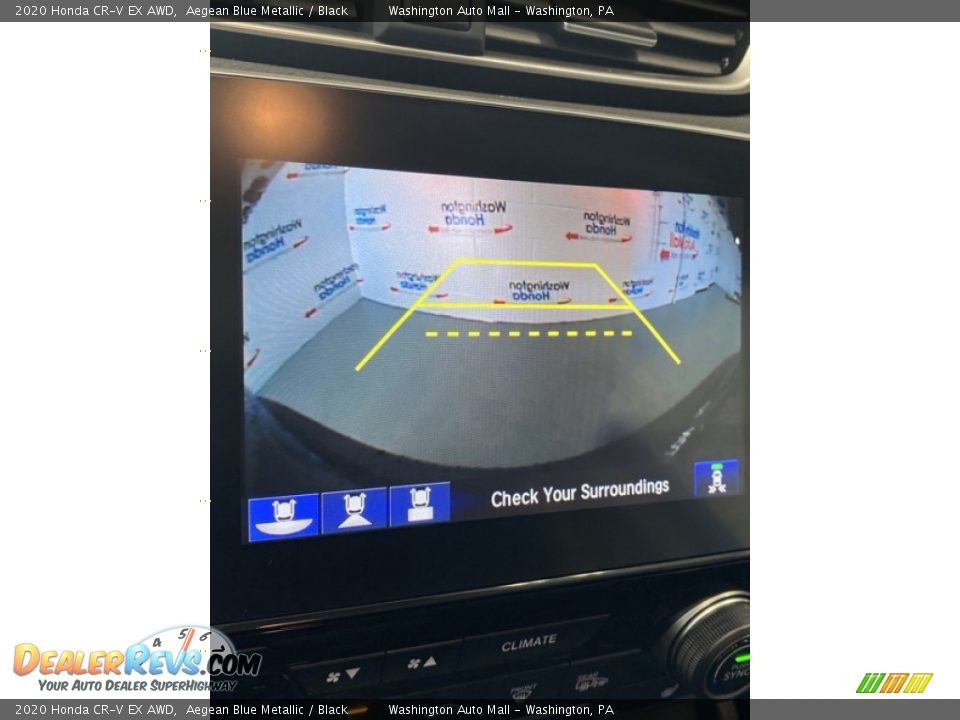 2020 Honda CR-V EX AWD Aegean Blue Metallic / Black Photo #28