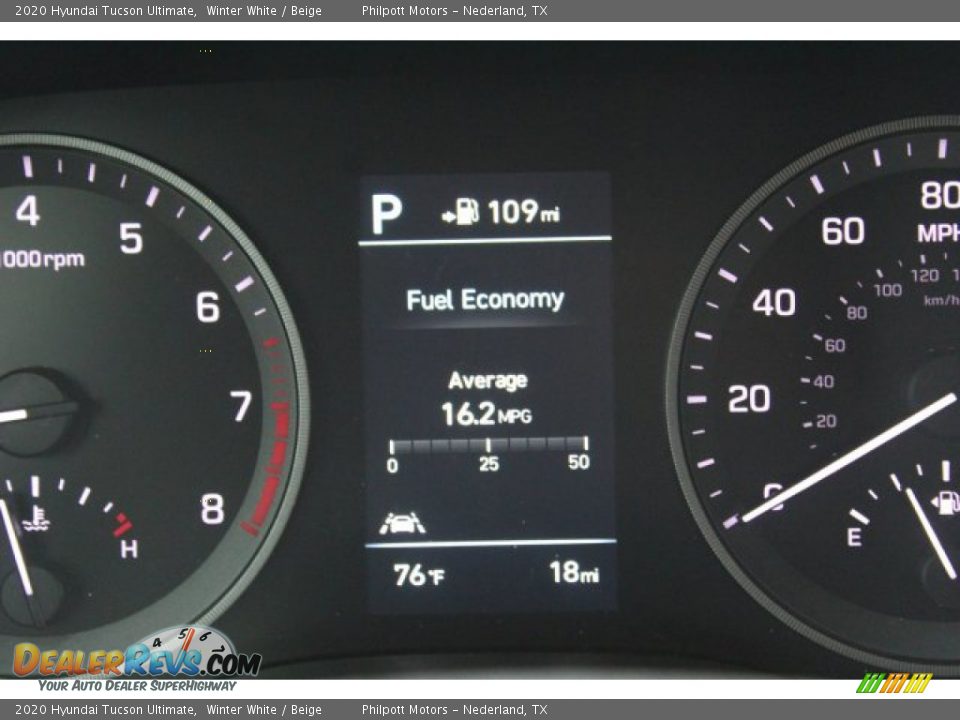 2020 Hyundai Tucson Ultimate Winter White / Beige Photo #14