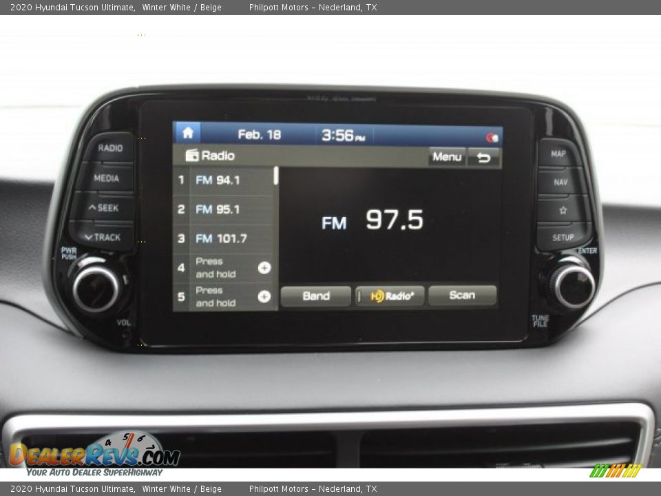 2020 Hyundai Tucson Ultimate Winter White / Beige Photo #15