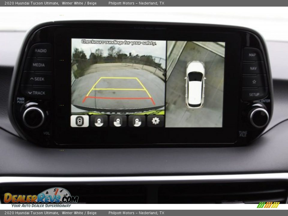 2020 Hyundai Tucson Ultimate Winter White / Beige Photo #18