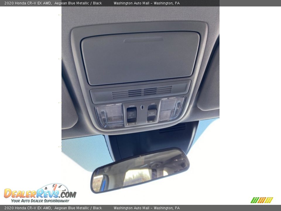 2020 Honda CR-V EX AWD Aegean Blue Metallic / Black Photo #35