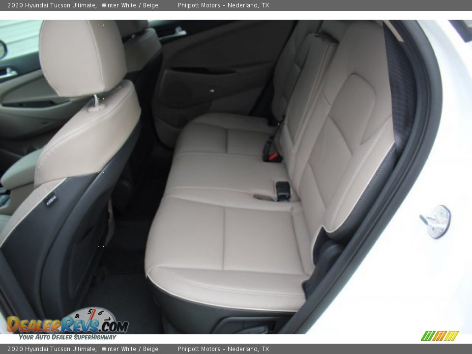 2020 Hyundai Tucson Ultimate Winter White / Beige Photo #20