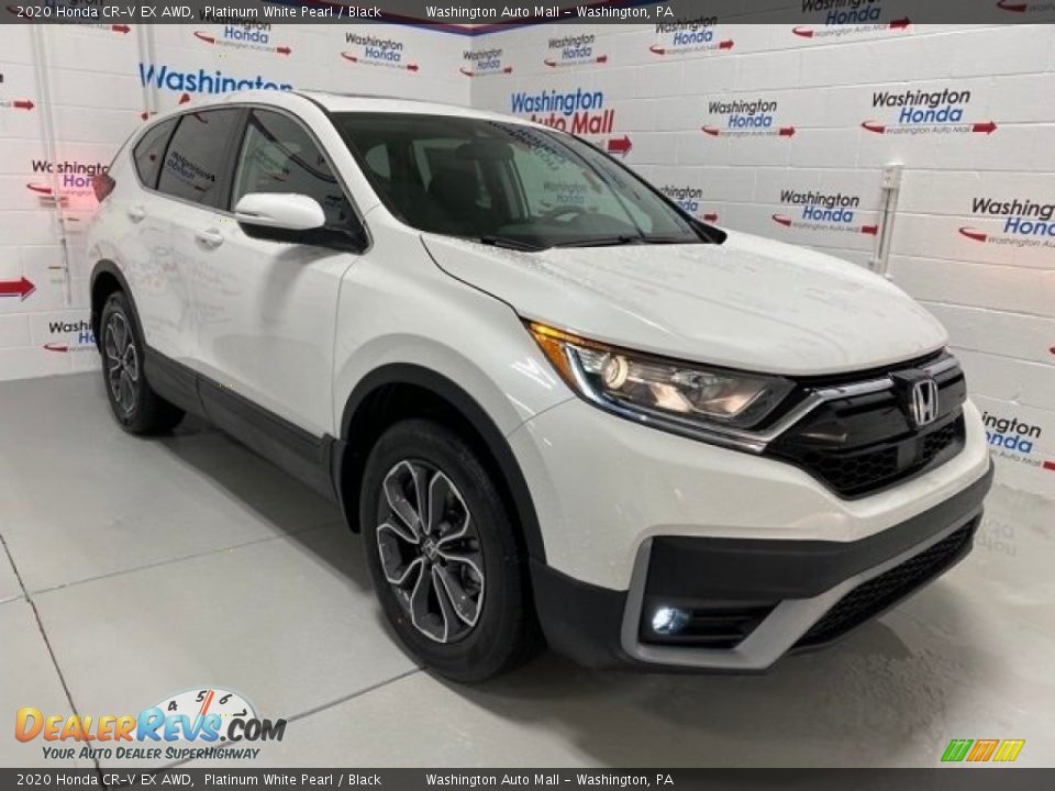 2020 Honda CR-V EX AWD Platinum White Pearl / Black Photo #2