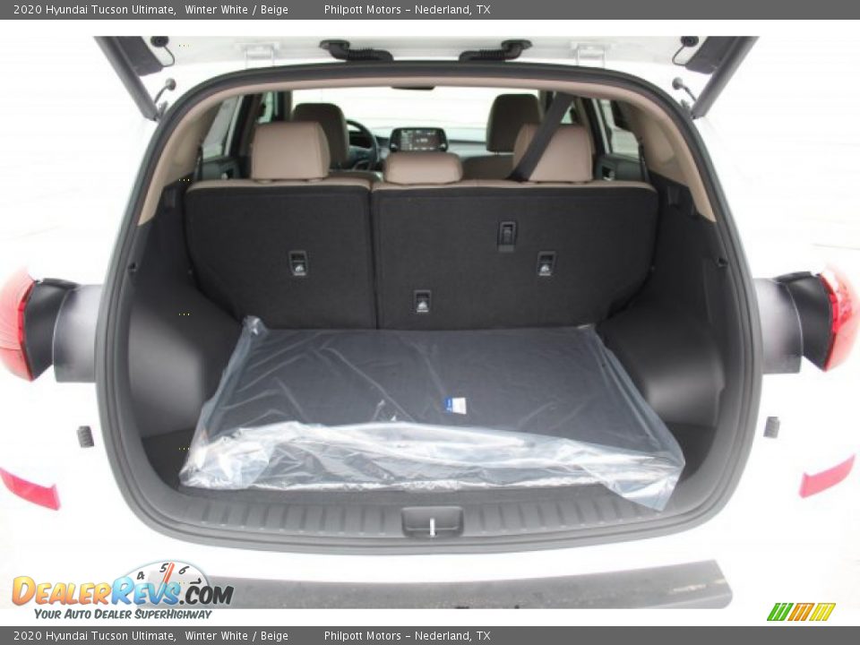 2020 Hyundai Tucson Ultimate Winter White / Beige Photo #23