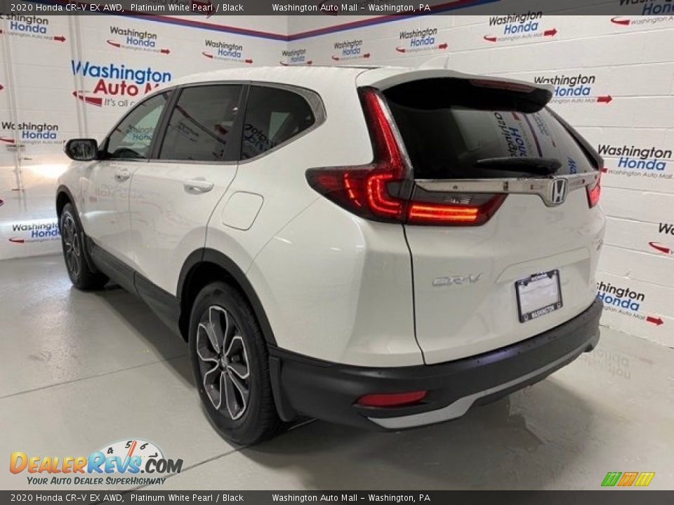 2020 Honda CR-V EX AWD Platinum White Pearl / Black Photo #6