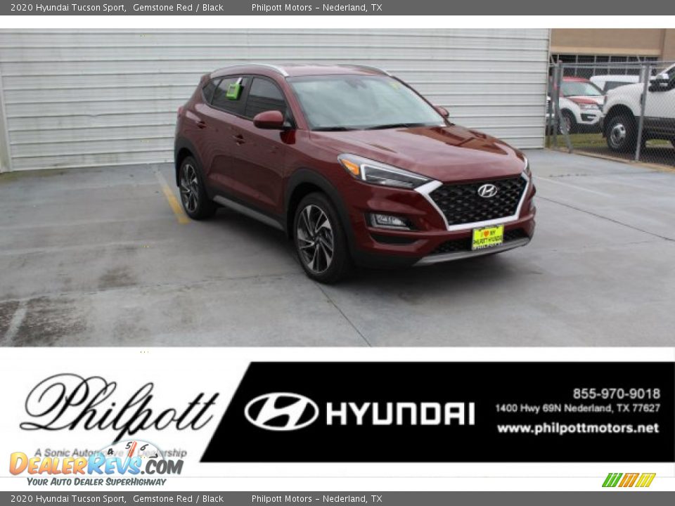 2020 Hyundai Tucson Sport Gemstone Red / Black Photo #1