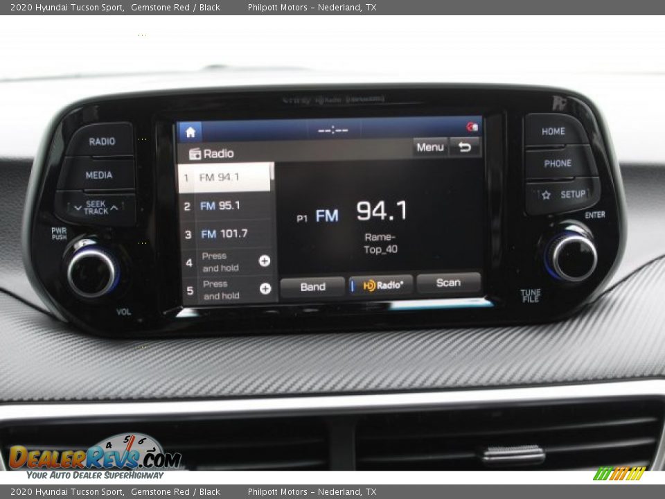 2020 Hyundai Tucson Sport Gemstone Red / Black Photo #14