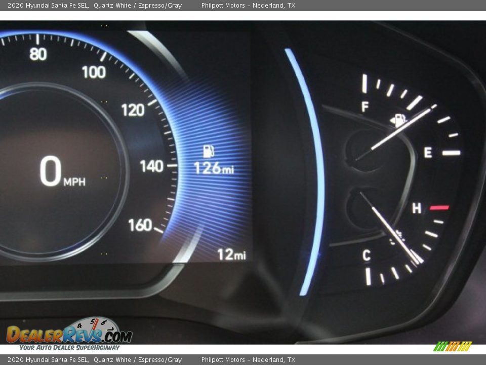 2020 Hyundai Santa Fe SEL Quartz White / Espresso/Gray Photo #13