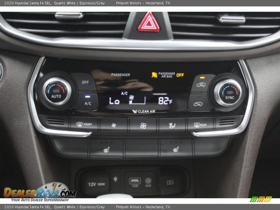 2020 Hyundai Santa Fe SEL Quartz White / Espresso/Gray Photo #15
