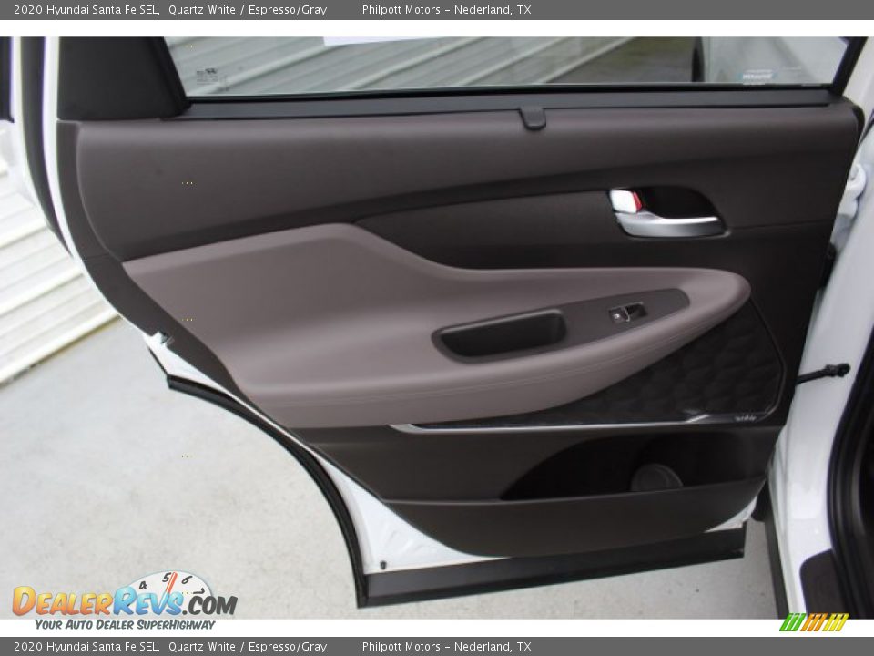 2020 Hyundai Santa Fe SEL Quartz White / Espresso/Gray Photo #18