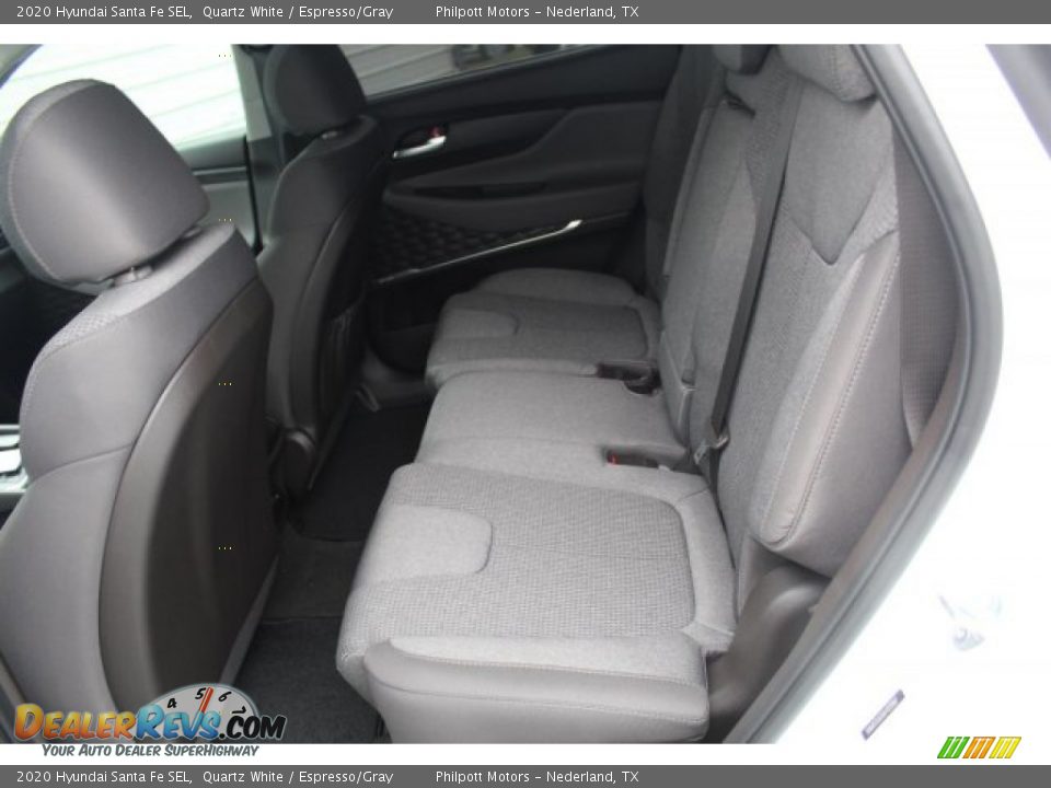 2020 Hyundai Santa Fe SEL Quartz White / Espresso/Gray Photo #19