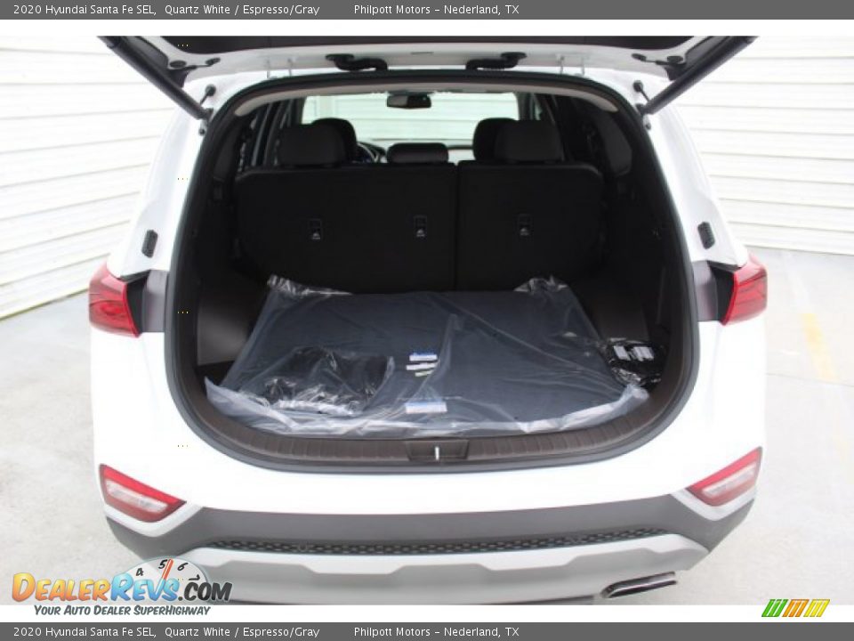 2020 Hyundai Santa Fe SEL Quartz White / Espresso/Gray Photo #22