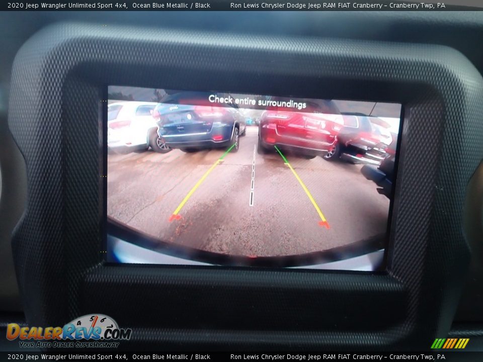 2020 Jeep Wrangler Unlimited Sport 4x4 Ocean Blue Metallic / Black Photo #15