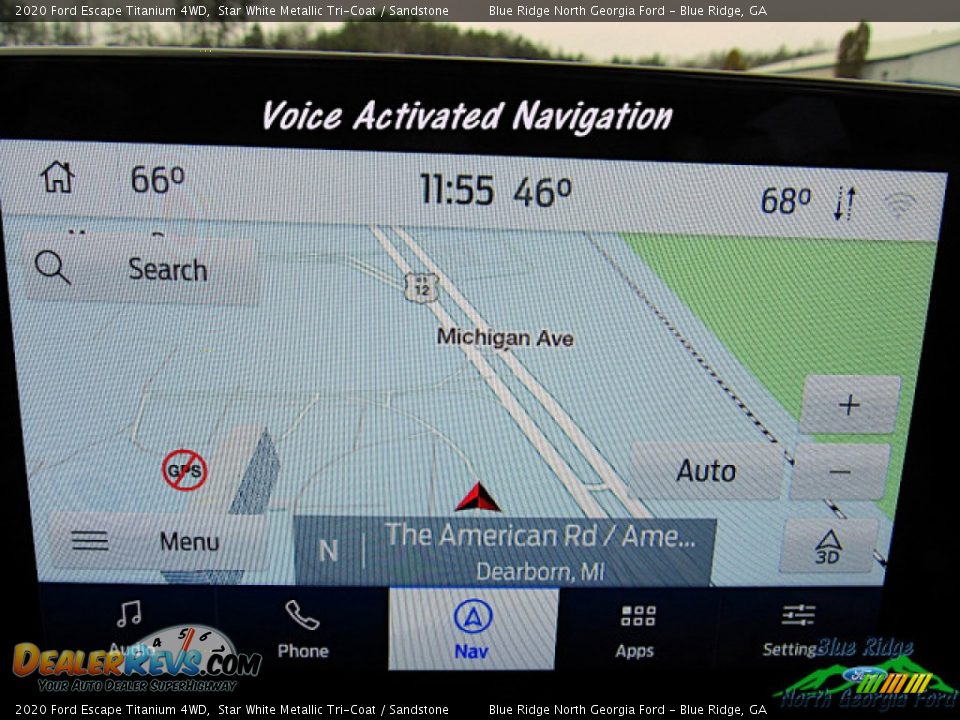 2020 Ford Escape Titanium 4WD Star White Metallic Tri-Coat / Sandstone Photo #21