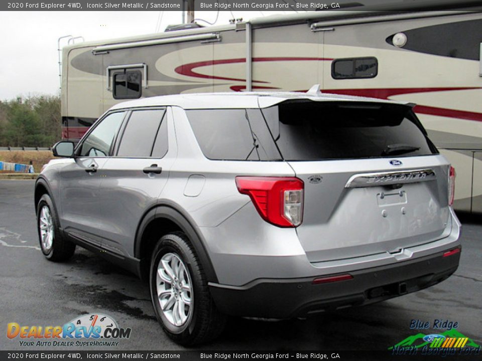 2020 Ford Explorer 4WD Iconic Silver Metallic / Sandstone Photo #3