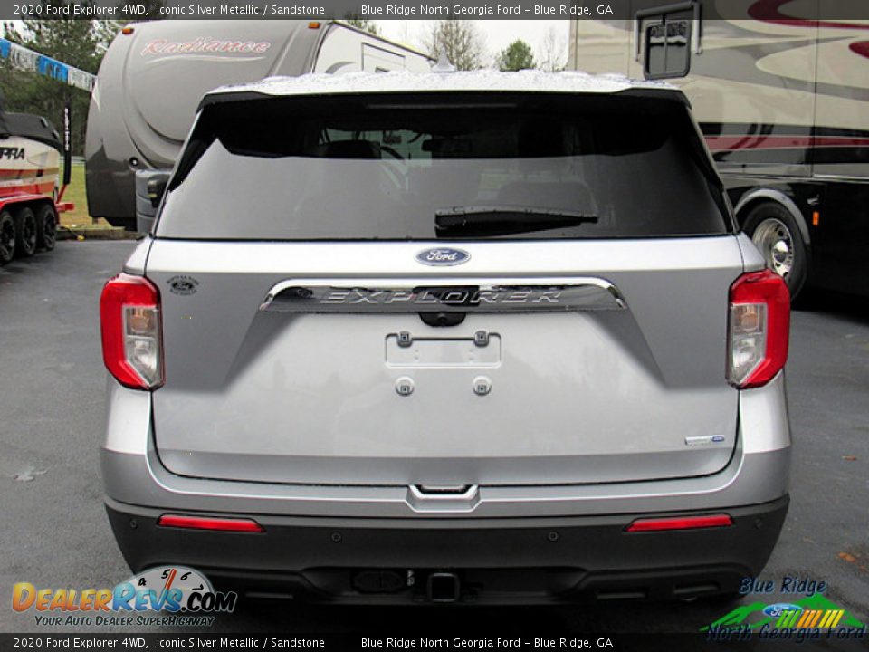 2020 Ford Explorer 4WD Iconic Silver Metallic / Sandstone Photo #4