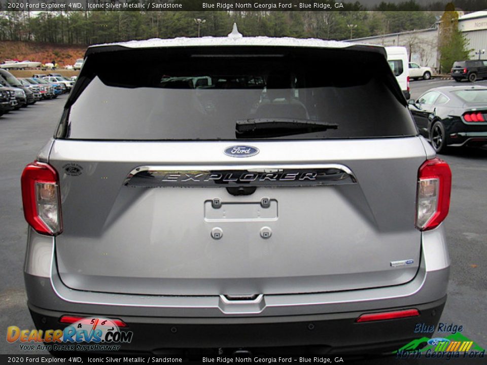 2020 Ford Explorer 4WD Iconic Silver Metallic / Sandstone Photo #5