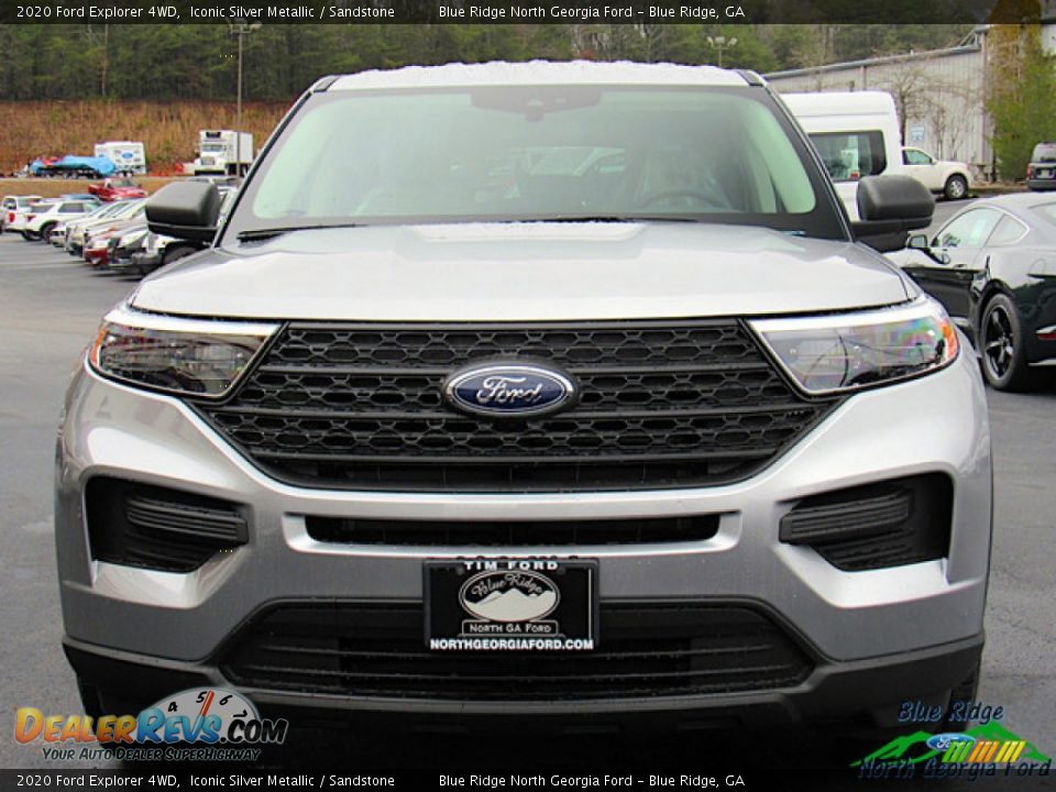 2020 Ford Explorer 4WD Iconic Silver Metallic / Sandstone Photo #9