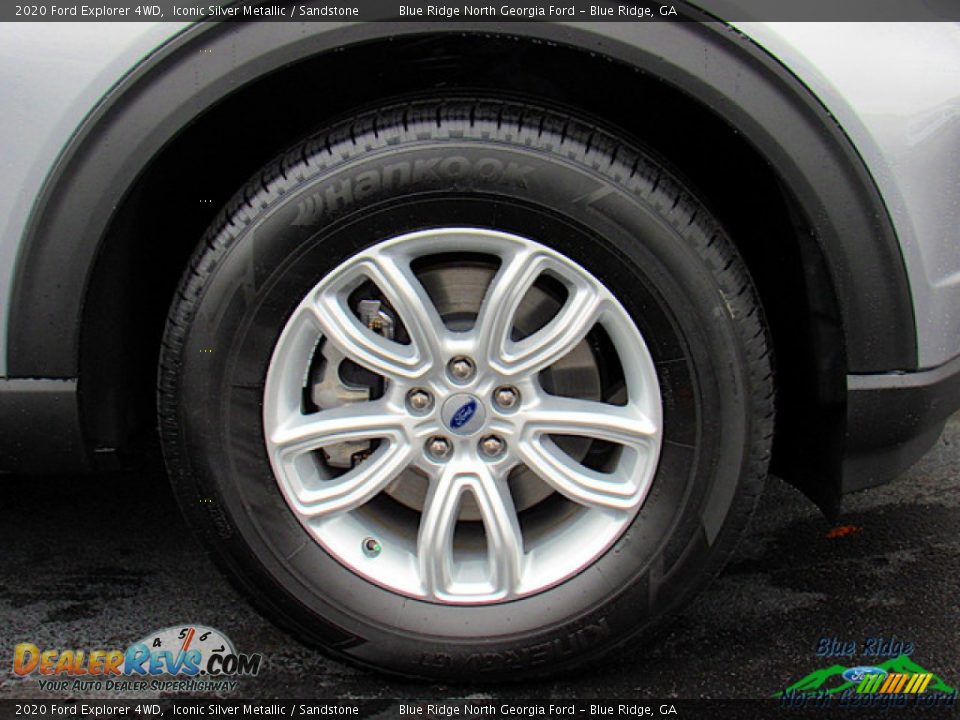 2020 Ford Explorer 4WD Iconic Silver Metallic / Sandstone Photo #10